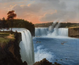 Niagarské vodopády, 1850